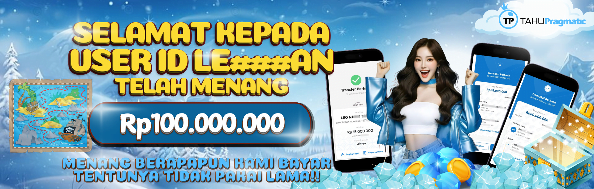 Di TAHUPRAGMATIC Menang Berapapun Dibayar Lunas