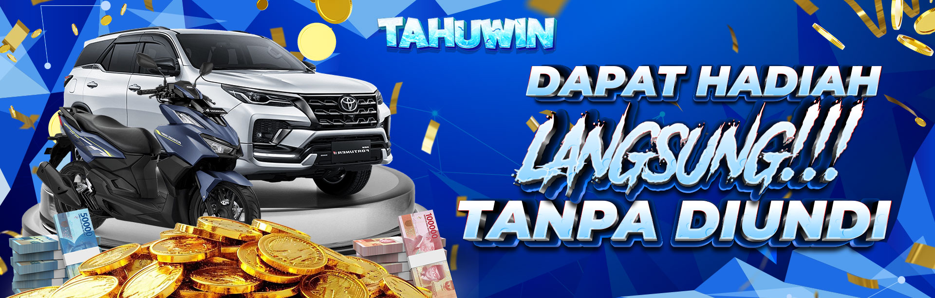 MAIN DI TAHUWIN BERHADIAH TANPA DIUNDI
