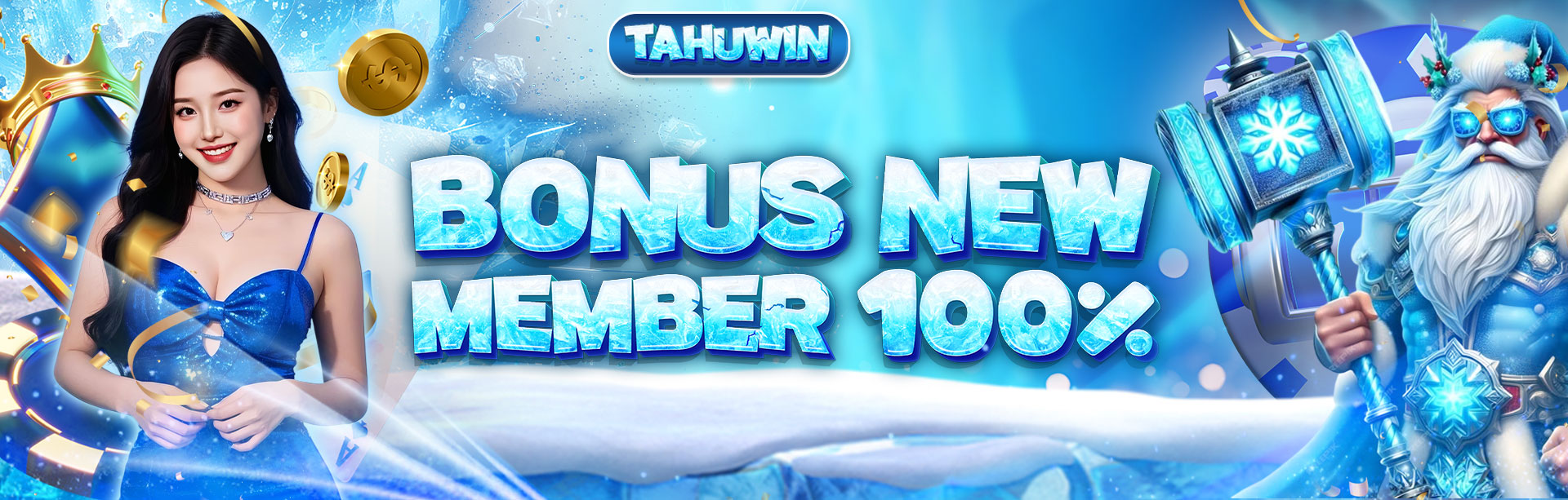 Bonus New Member 100%