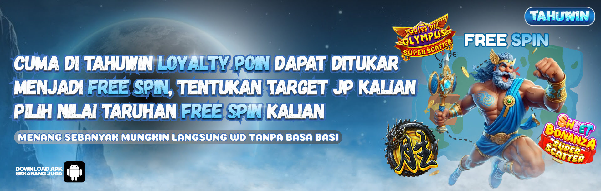 KUMPULKAN LOYALTY POINT TUKAR DENGAN FREESPIN